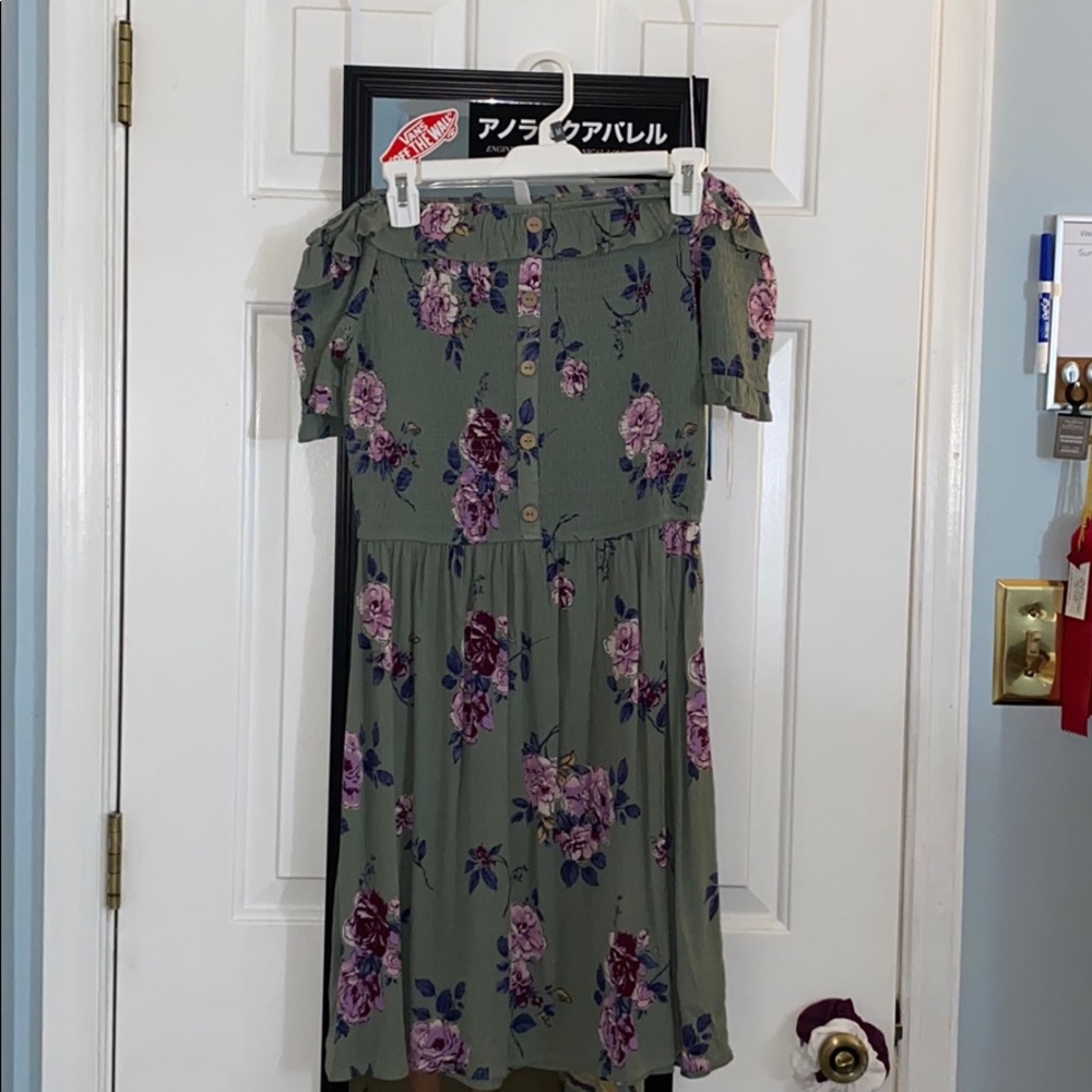 Off the shoulder dress